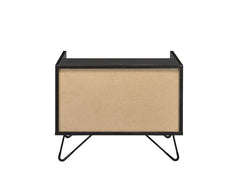 Melkree - Accent Table - Oak & Black