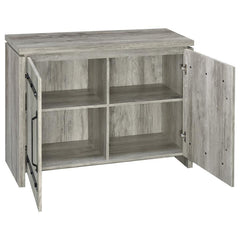 Enoch - 2-Door Accent Cabinet - Gray Driftwood