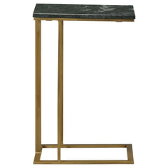 Vicente - Marble Top C-Shaped Sofa Side Table