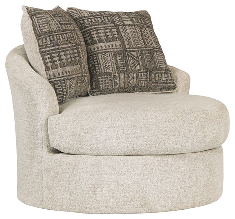 Soletren - Swivel Accent Chair - Stone