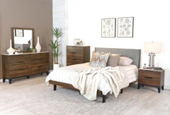 Mays - Wood Panel Bed