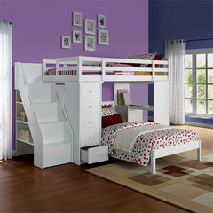 Freya - Twin Bed - White