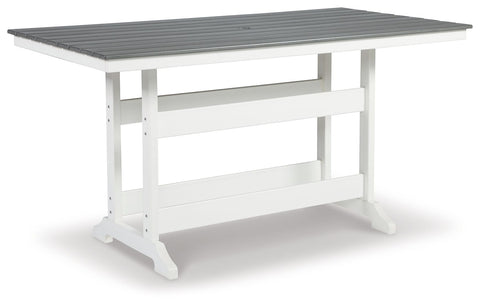 Transville - Counter Table W/Umb Opt