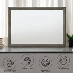 Escher - Mirror - Gray Oak