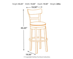 Pinnadel - Swivel Barstool