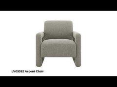 Glenda - Sofa With 3 Pillows - Gray Chenille