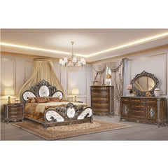 Devany - Oval Mirror - Cherry