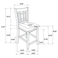 Lavon - Oval Counter Height Dining Set