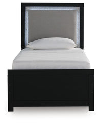 Maeling - Upholstered Panel Bed