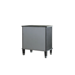 House - Beatrice Nightstand - Charcoal & Light Gray Finish