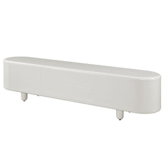 Keely - TV Stand - White High Gloss