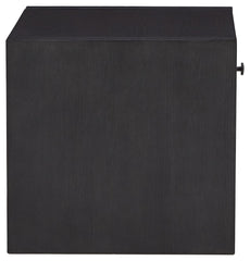 Foyland - Black - Square End Table