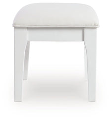 Chalanna - White - Vanity Stool