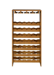 Hanzi - Wine Cabinet - Oak Finish