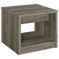 Felix - 1-Drawer Engineered Wood Side End Table - Gray Driftwood