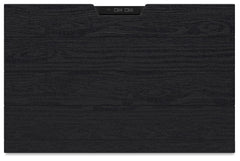 Londer - Black - Two Drawer Night Stand