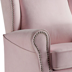 Tamaki - Swivel Chair - Pink Fabric