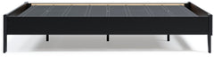 Finch - Queen Platform Bed - Black