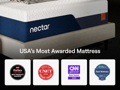 Nectar Ultra Memory Foam 5.1 - White - Full Mattress - Fabric