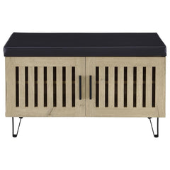 Brixton - 2-Door Padded Entryway Shoe Storage Bench