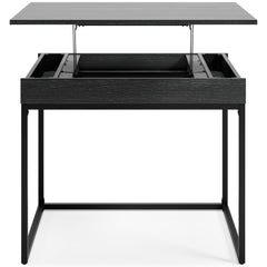 Yarlow - Black - Home Office Lift Top Desk