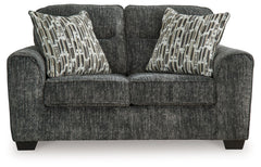Lonoke - Loveseat - Gunmetal
