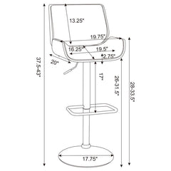 Folsom - Upholstered Adjustable Bar Stool