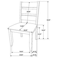 Alston - Wood Dining Side Chair (Set of 2) - Knotty Nutmeg