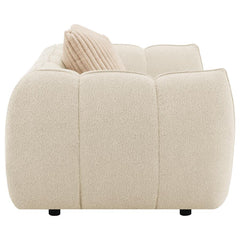 Winchester - Boucle Upholstered Chair And A Half - Sand Pebble