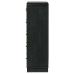 Cavelle - 5-Drawer Chest Of Drawers - Black