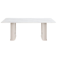 Kalam - Dining Table - Ceramic Top & Beige Finish