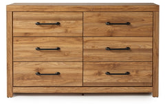 Pasklyn - Brown - Six Drawer Dresser