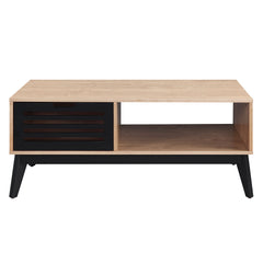 Gamaliel - Coffee Table - Oak & Espresso Finish