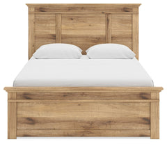 Makidern - Panel Storage Bed With 2 Under Bed Storage Units