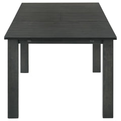 Jakob - Rectangular Extension Leaf Dining Table - Black