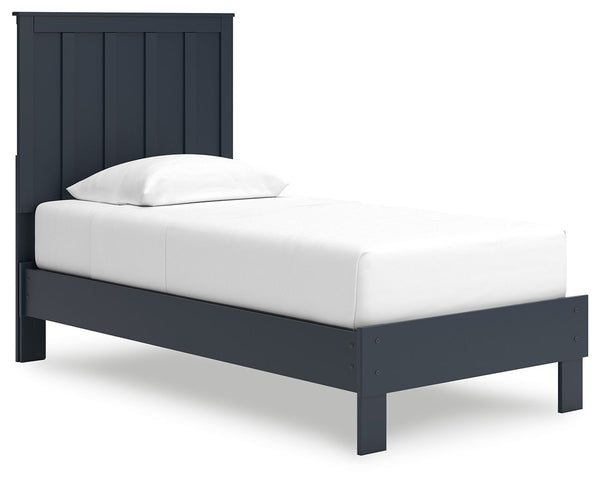 Simmenfort - Platform Bed With Panel Headboard