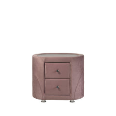 Salonia - Nightstand - Pink Velvet