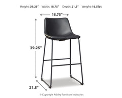 Centiar - Upholstered Barstool (Set of 2)
