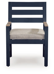 East Beach - Arm Chair With Cushion (Set of 2) - Blue