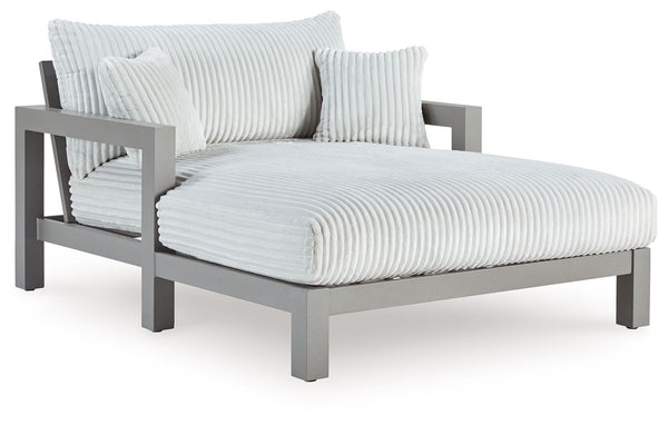 Moonlight View - Gray - Chaise Lounge With Cushion