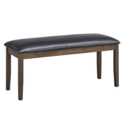 Damica - Bench - Brown / Walnut