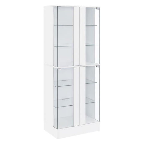 Cabra - 4-door LED Curio Display Cabinet