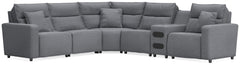 Modmax II - Reclining Sectional - Salt And Pepper
