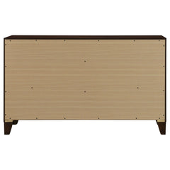 Welsley - 6-Drawer Dresser Cabinet - Walnut