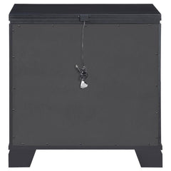 Cappola - 2-Drawer Nightstand - Black