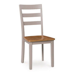 Harperfeld - Dining Room Side Chair (Set of 2) - Natural / Gray