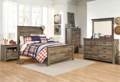 Trinell - Panel Bed