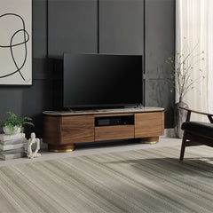 Willene - TV Stand With Ceramic Top - Dark Brown