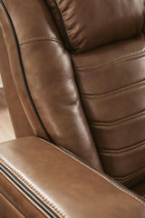 Gruaro - Power Recliner With Adjustable Headrest - Amber