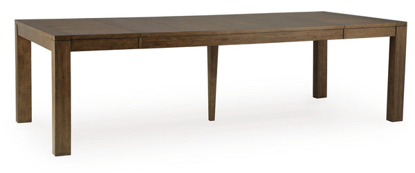 Marxmore - Rectangular Dining Room Butterfly Extension Table - Brown
